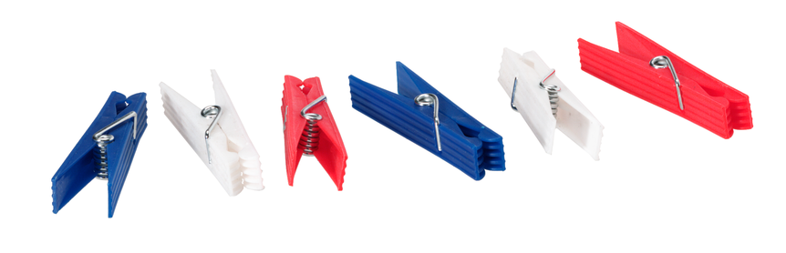 Tøjklemmer plast 24 stk