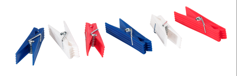 Tøjklemmer plast 24 stk