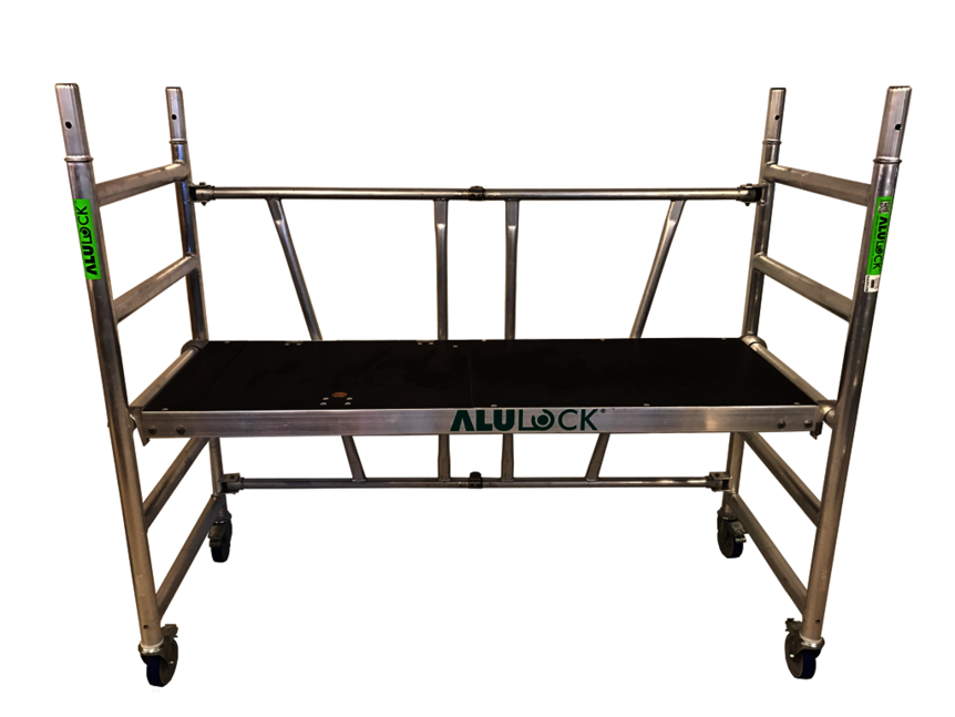 Foldestillads arbejdshøjde: 3,40 m