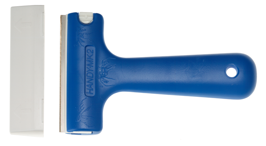 Vinduesstålskraber blå