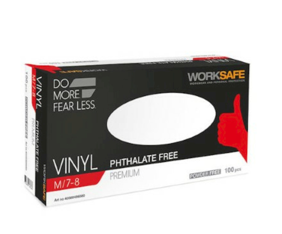 Vinyl engangshandske Large